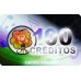 Cartão Virtual pré-pago 100 créditos