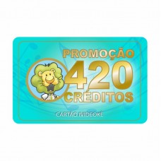 Promoção Cartão Virtual pré-pago 420 créditos