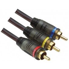 CABO DE AUDIO VIDEO  3X3 RCA GOLD  1,8M