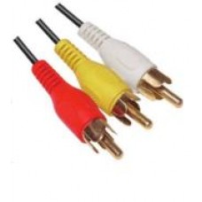 CABO DE AUDIO VIDEO 3X3 RCA 1,8M